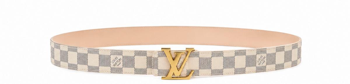 Cinto Louis Vuitton Initiales Damier