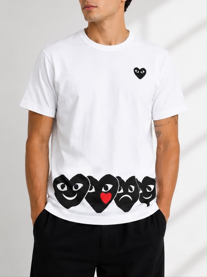 Camiseta CDG PLAY Graphic