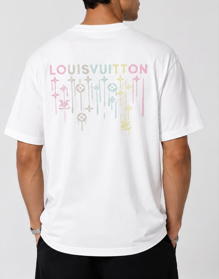 Camiseta Louis Vuitton Street Back Print