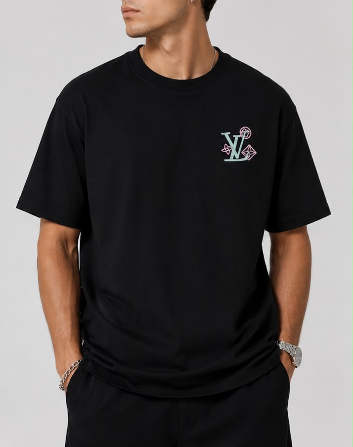 Camiseta Louis Vuitton Street Back Print