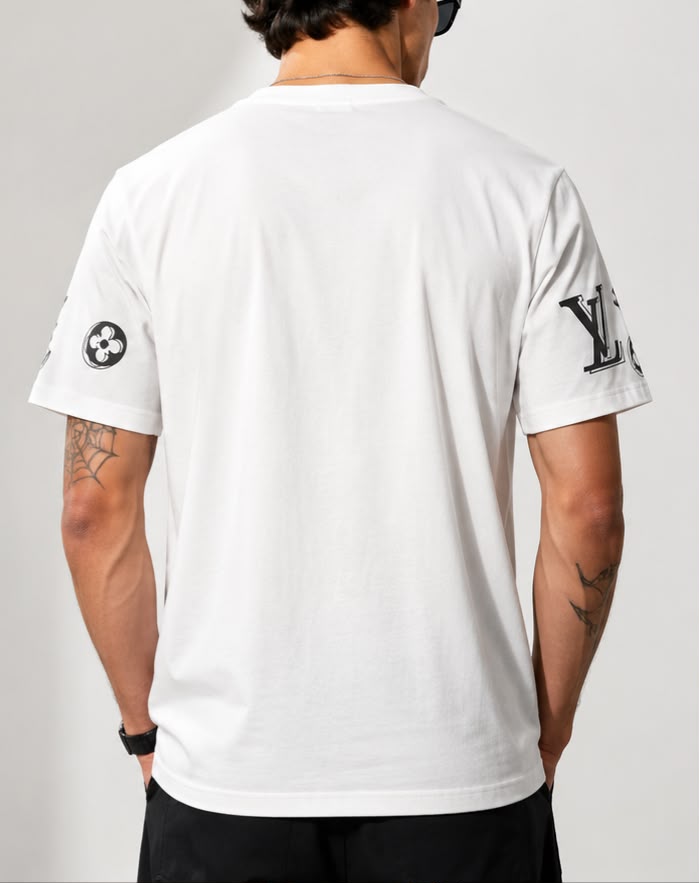 Camiseta Louis Vuitton Monogram Flower Oversized
