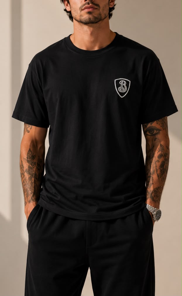Camiseta Burberry Equestrian Knight Oversized