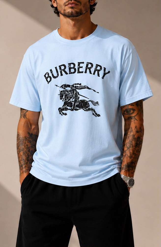 Camiseta Burberry Equestrian Knight Graphic