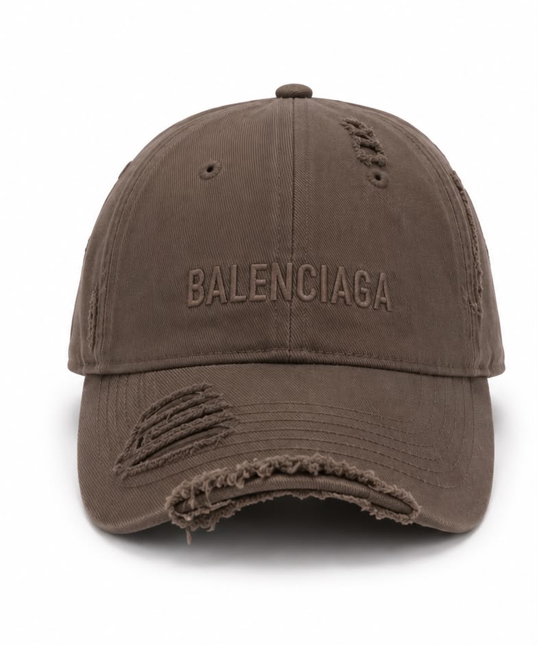 Boné Balenciaga Distressed Cap
