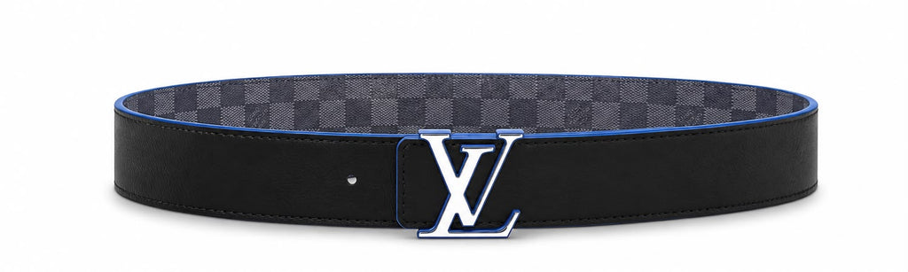 Cinto Louis Vuitton Reversible Damier Graphite