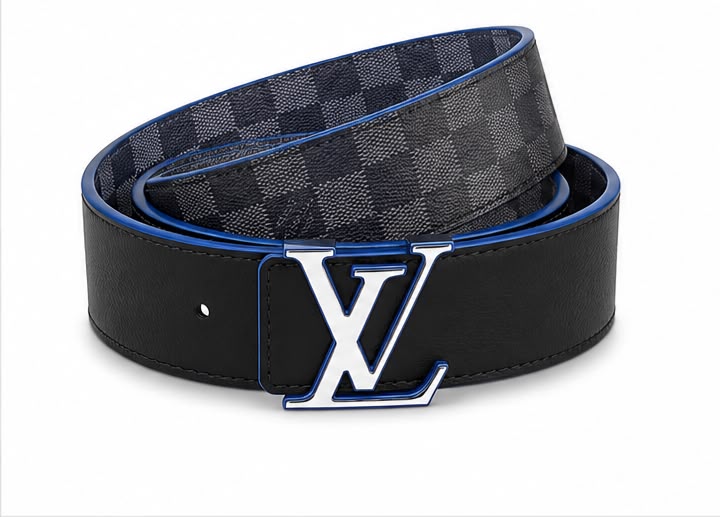 Cinto Louis Vuitton Reversible Damier Graphite