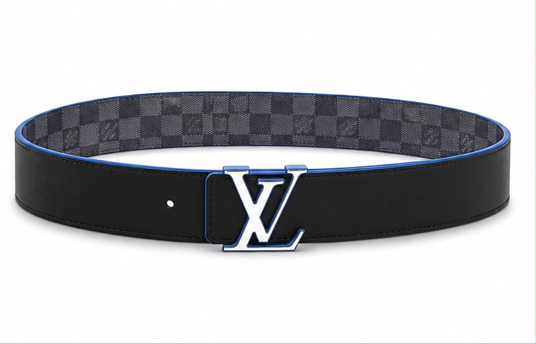 Cinto Louis Vuitton Reversible Damier Graphite
