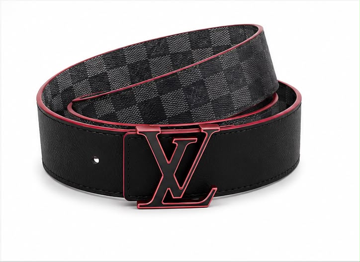 Cinto Louis Vuitton Reversible Damier Graphite