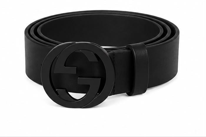 Cinto Gucci Interlocking G Leather Belt