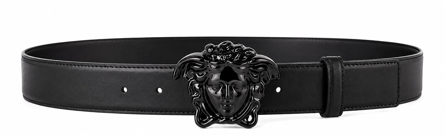 Cinto Versace Palazzo Medusa Leather Belt