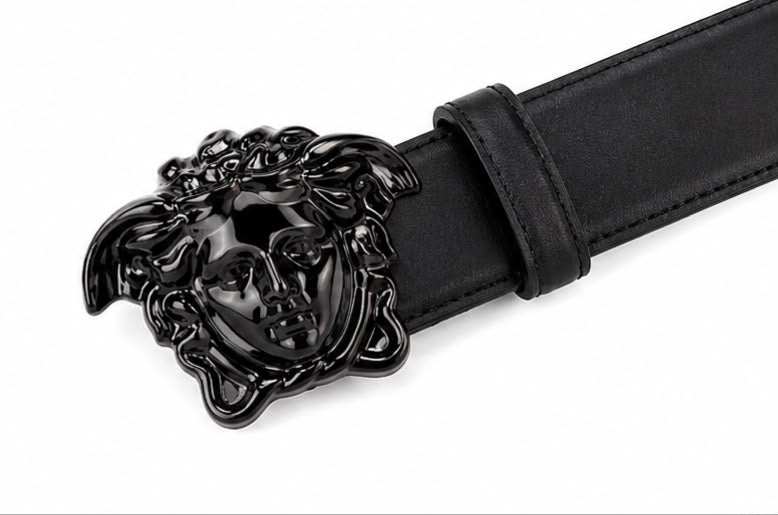 Cinto Versace Palazzo Medusa Leather Belt