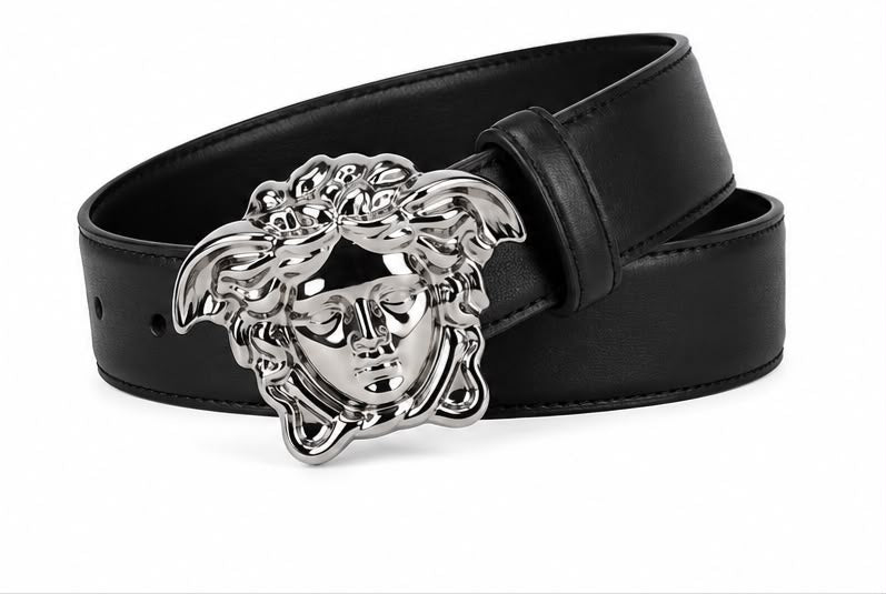 Cinto Versace Palazzo Medusa Leather Belt