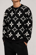 Agasalho Louis Vuitton All Over Monogram Flower Sweater