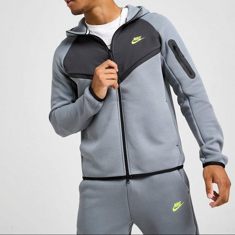 Jaqueta Nike Sportswear Tech Fleece Windrunner Dark Smoke Grey