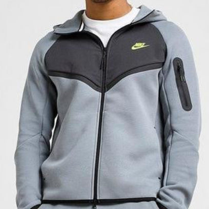 Jaqueta Nike Sportswear Tech Fleece Windrunner Dark Smoke Grey