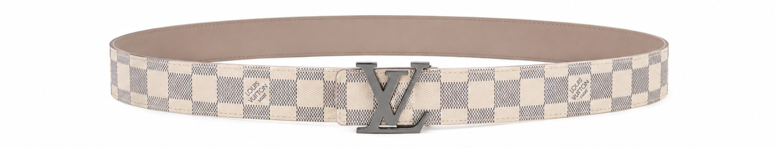 Cinto Louis Vuitton Initiales Damier